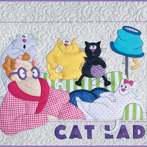 Cat Lady Quilt Pattern