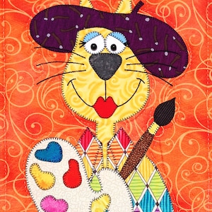 Mona Pattern, Block 7 of Kitty City Quilt