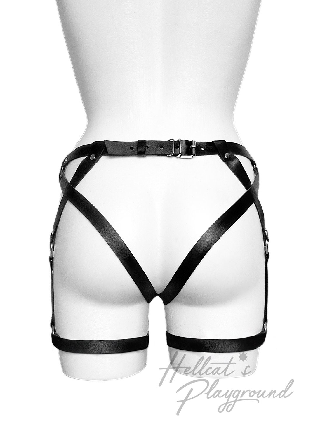 SEDUCTION leather garter belt Etsy