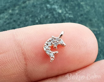 Rose Gold Dolphin - Etsy UK