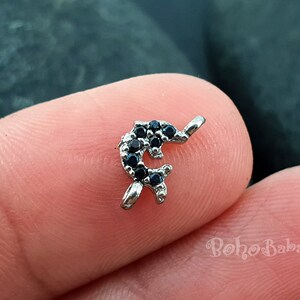 Kleine pave dolfijn charme, zilveren dolfijn charme, dolfijn connector charme, micro pave charmes
