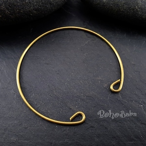 Raw Brass Bangle Bracelet, Brass Bangle, Bangle Blanks, Charm Bracelet, Brass Jewelry Findings, 1Pc