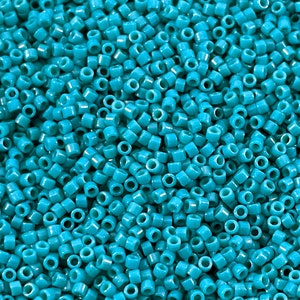 Miyuki Delica Perlen, 11/0 DB2133, Duracoat Opaque Azure, 5 Gramm
