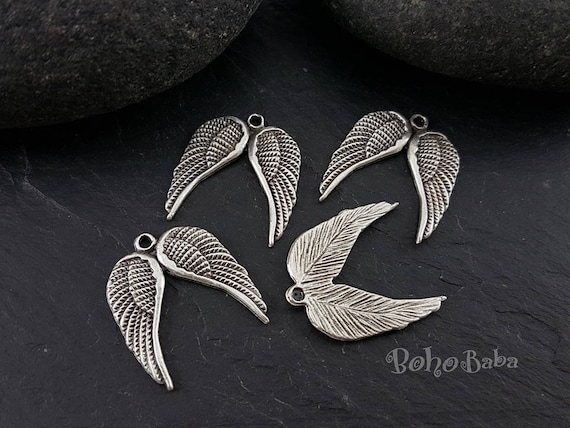 Angel wings jewelry findings sale