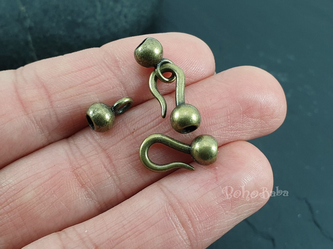 Bronze Cord End Clasps Bronze Toggle Clasps Bracelet Clasp Etsy