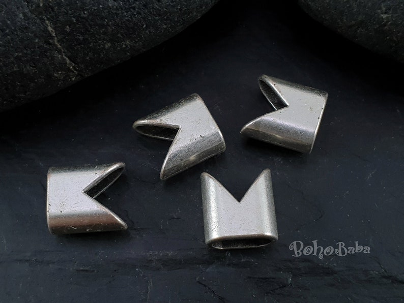 Bracelet Spacer Beads Licorice Sliders Silver Licorice Beads Silver Jewelry Licorice Spacers Tube Beads Silver Spacer Beads 4 Pc
