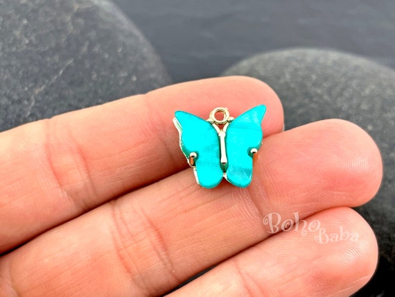 Resin clearance butterfly charms