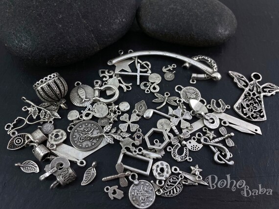 Silver components for jewelry making sale