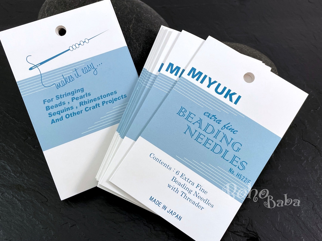 Miyuki Extra Fine Beading Needle, 6 Piece Beading Needle Set, Miyuki