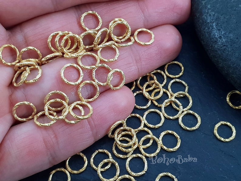 Jump Rings Large Open Ring Twisted Hoop Rings Circle Etsy UK