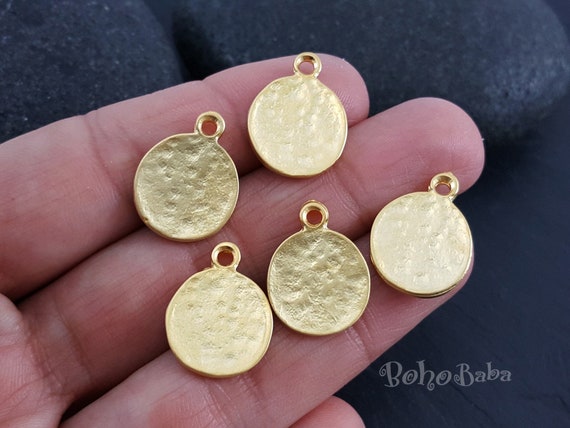 Gold coin charms deals