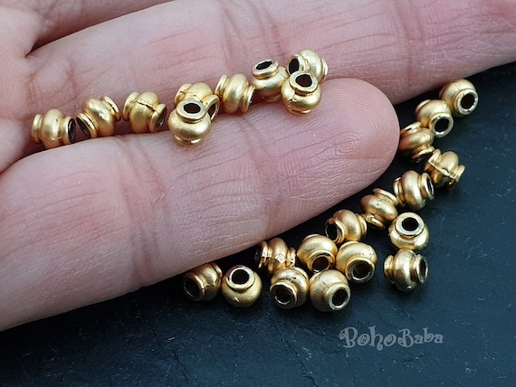 Mini Gold Spacer Beads Round Rimmed Beads Gold Beads Round Beads Jewelry Spacers Bead Spacers Spacer Beads Tibetan Jewelry 25 Pc Etsy Canada