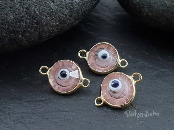 Amuletos de bronce contra el mal de ojo, conectores turcos contra el mal de  ojo, 5 piezas -  España