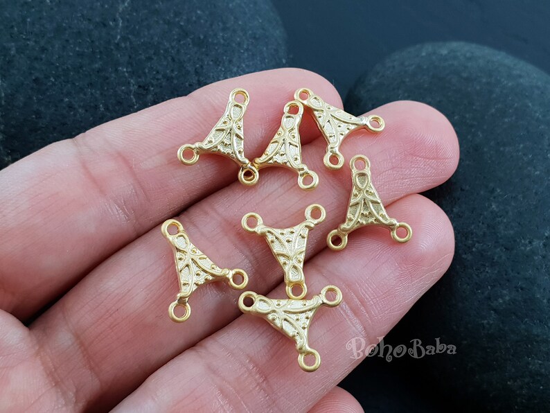 Multi Strand Connectors Gold Plated Necklace Connector Etsy UK