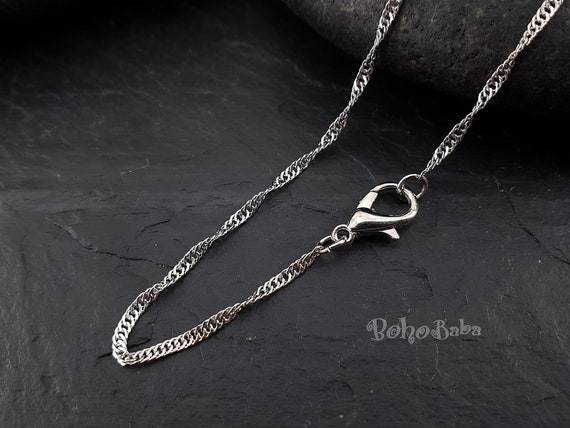 Silver 2024 coated chains
