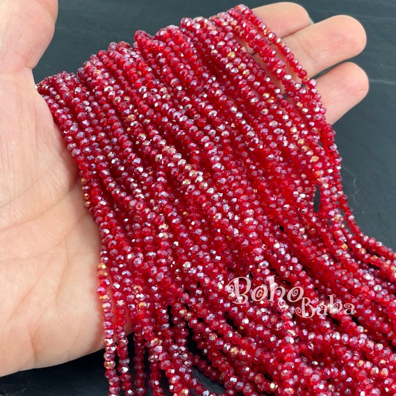 Crystal bead strands clearance