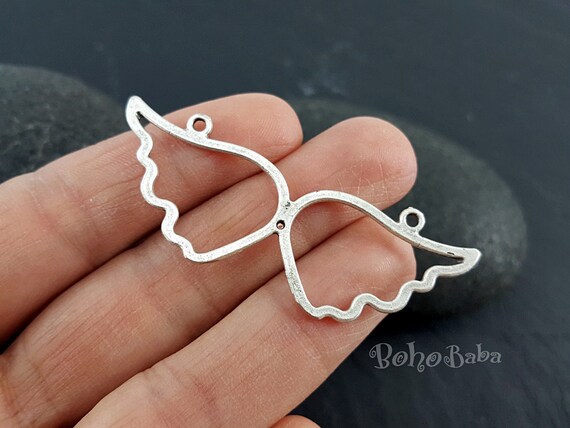 ベルギービンテージエンジェルウィング※天使の羽小さめサイズ※フランス