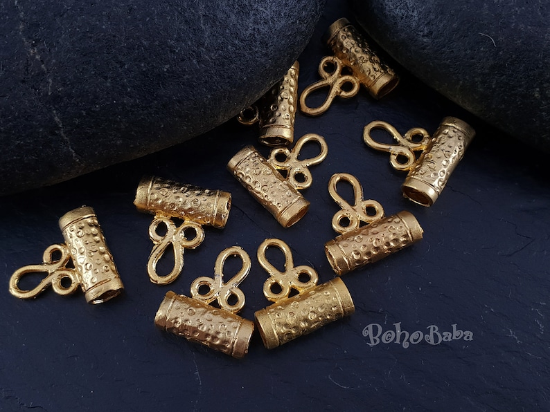 Gold Bails Pendant Bail Necklace Connector Ethnic Tribal Etsy