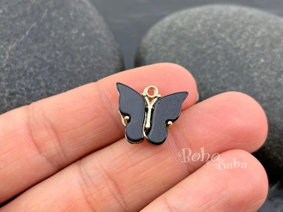 Resin clearance butterfly charms