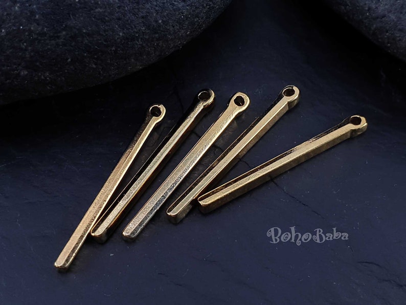 TierraCast Radiant Tall Cone 10 Pack pewter with brass oxide finish ends for kumihimo necklaces 94-5737-27