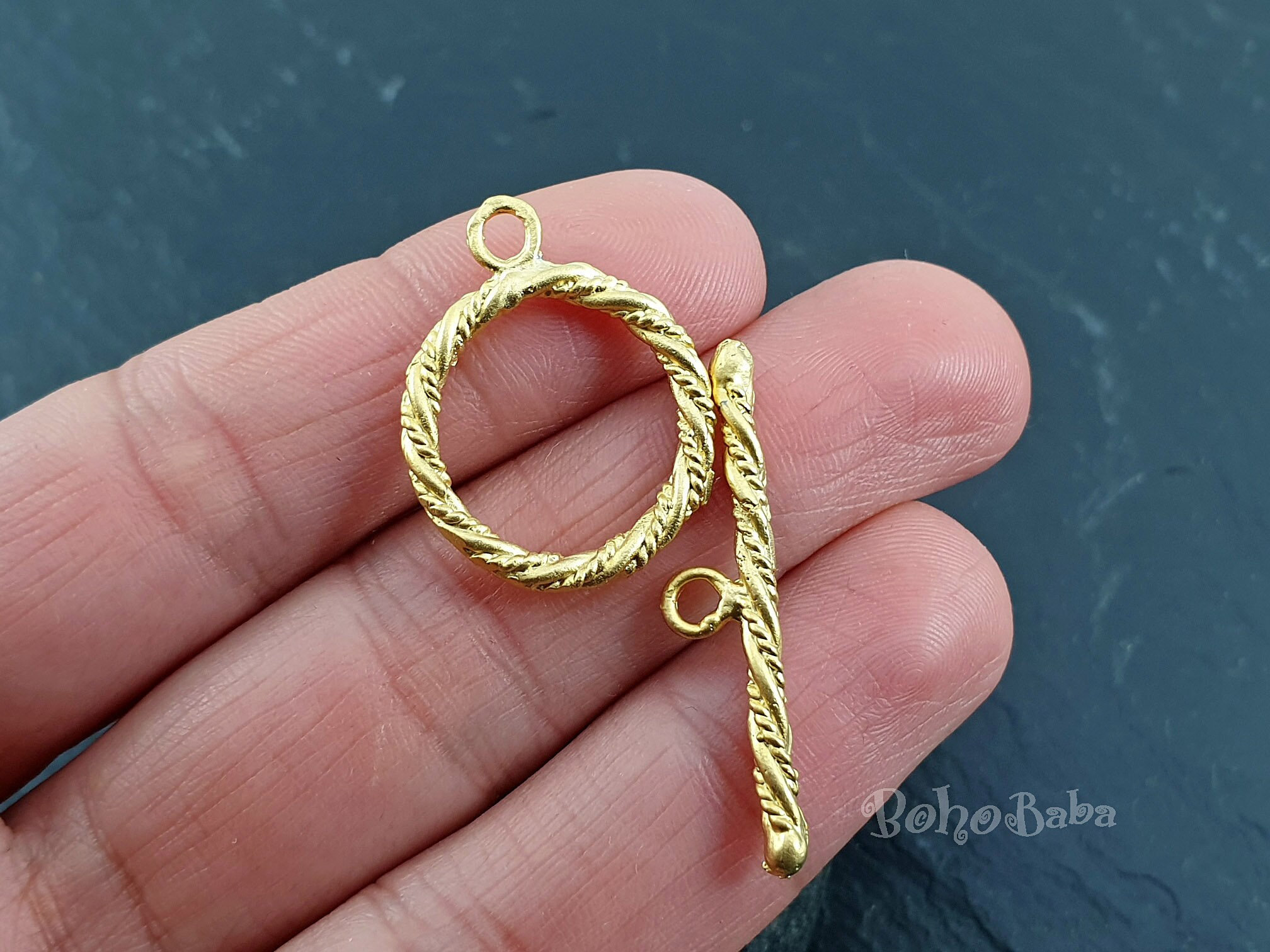 Gold Toggle Clasps, Gold Plated Clasp, Toggle Clasp Set, Tibetan Necklace  Clasp, Bracelet, Ring T-Bar, Gold Jewelry Findings, 1 Set
