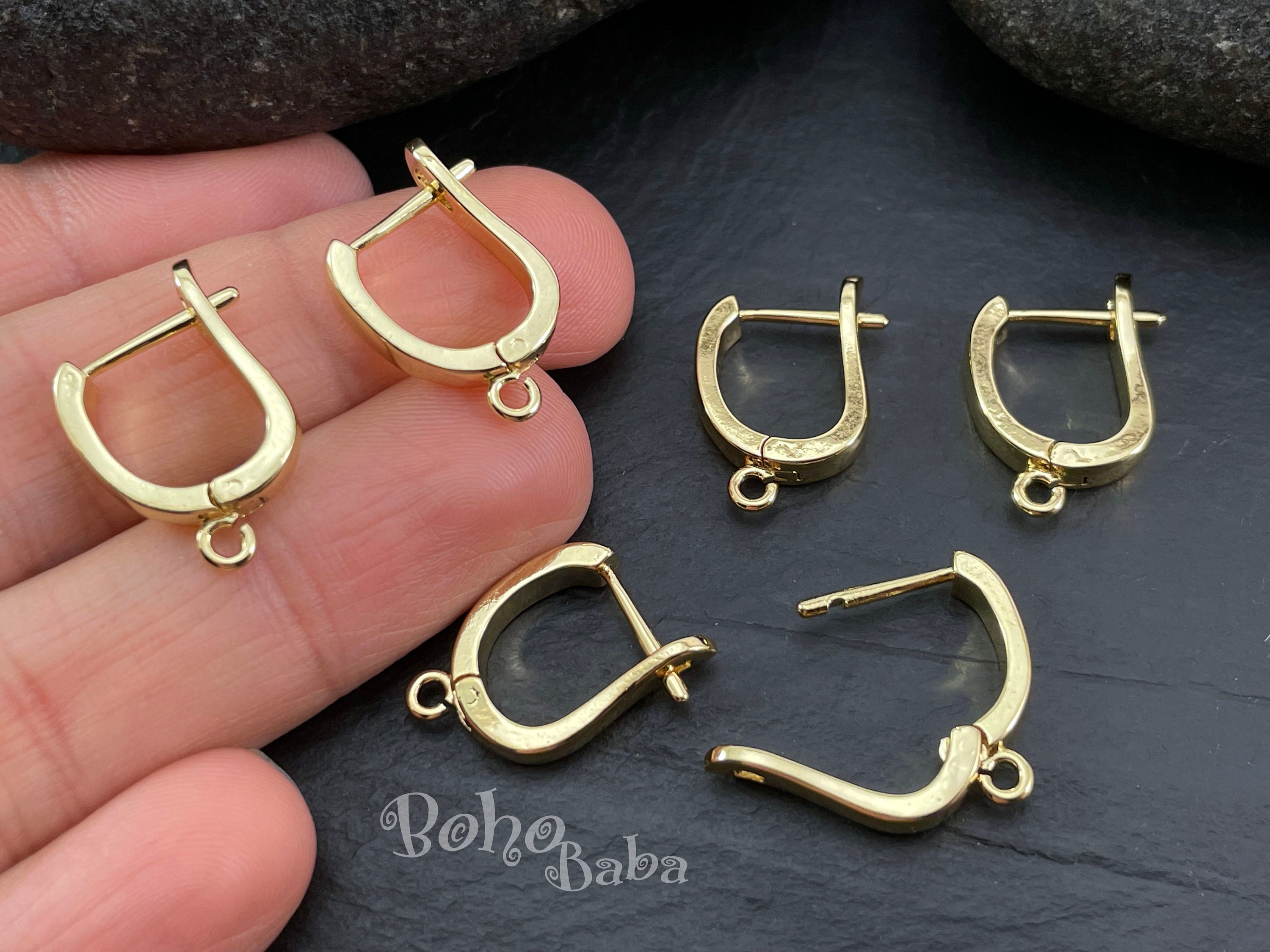 Dolce & Gabbana Hook-fastening Earrings With Black Sapphires in Metallic |  Lyst UK