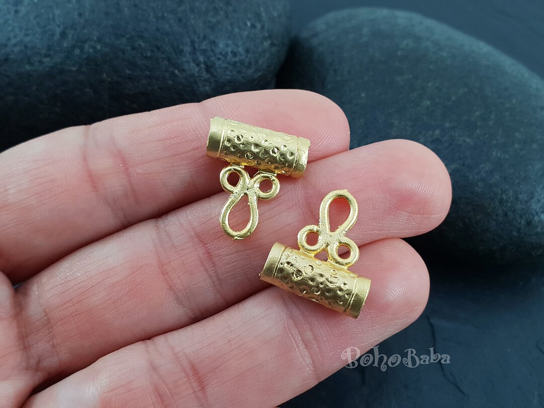 Gold Bails Pendant Bail Necklace Connector Ethnic Tribal Etsy