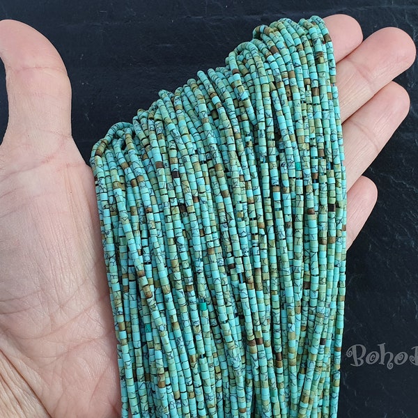 Afghan Beads, Seed Beads, Turquoise Beads, Ethnic Beads, Tube Beads, Gemstone Beads, Tribal Beads, Heishi Beads, Strands, Semiprecious Beads