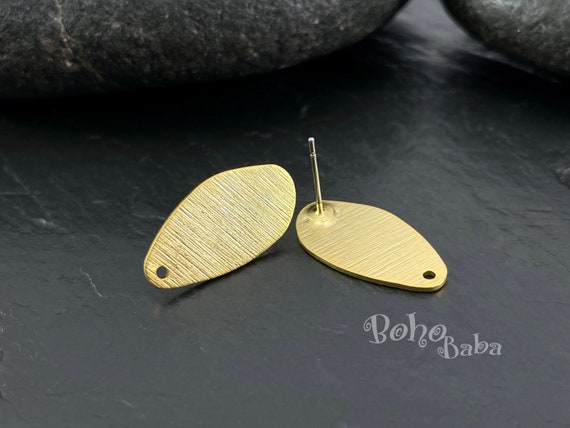 Orecchini Asimmetrici A Goccia Placcati Oro 18K Con Perline – Joacii, Regalo Donna In Velluto, Ipoallergenici