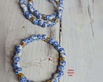 EmDryze Regalo Natale Mamma Perline Braccialetti Regali Nonna Natale Originali Mamma Compleanno Secret Santa Regalo per Neomamma Regali Secret Santa San Valentino per Neomamma