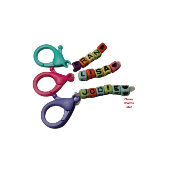 Name Zipper Pull Etsy