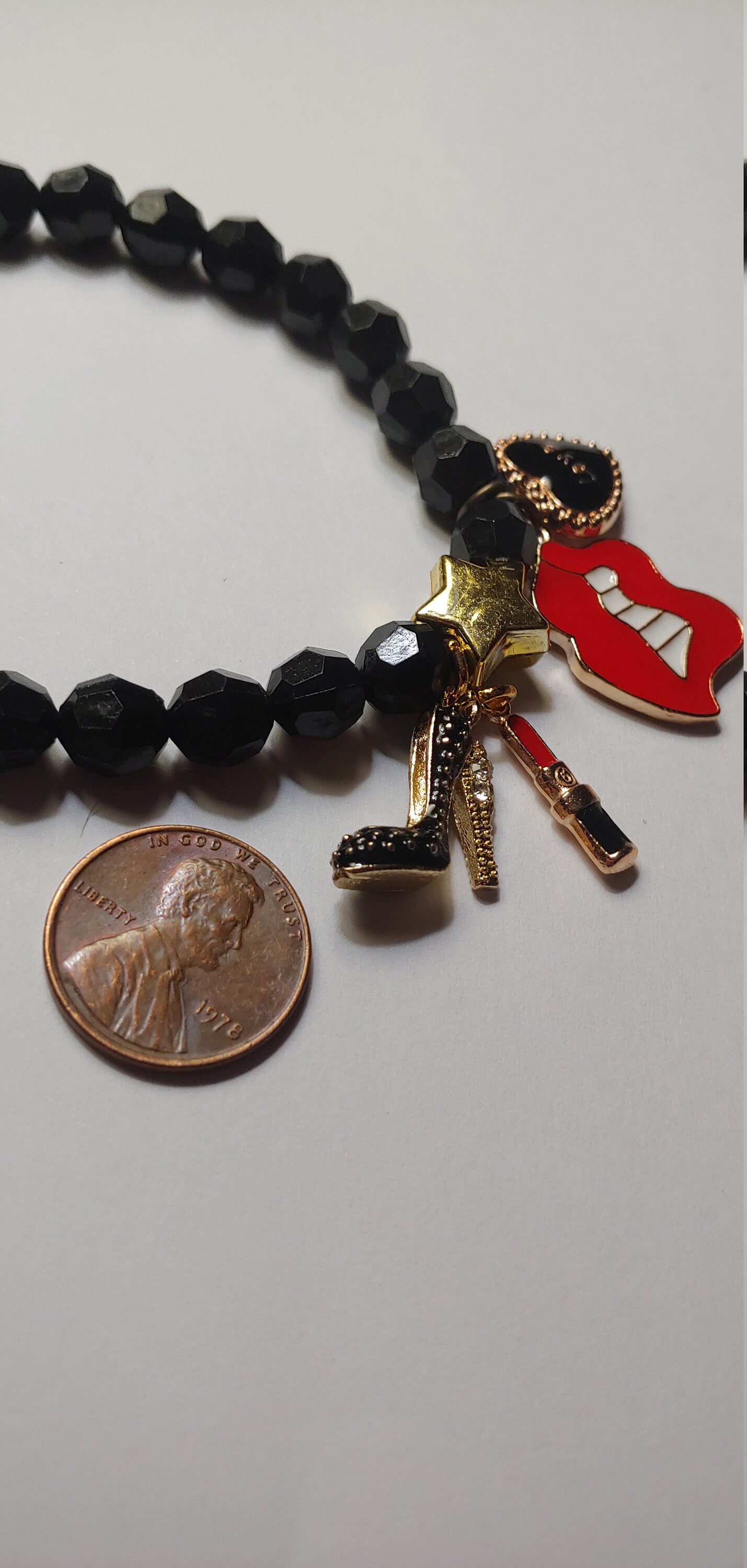 Charm bracelet party bracelet girl boss bracelet gifts for Etsy