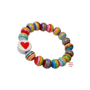 Valentine&#39;s day bracelet, heart bracelet, colorful bracelet, Valentine&#39;s bracelet, gifts for her, handmade bracelets, heart jewelry