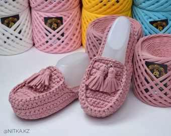 Video tutorial in English Crochet Mule Slippers Crochet pattern