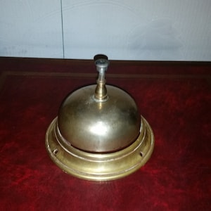 Circular Victorian desk /counter bell