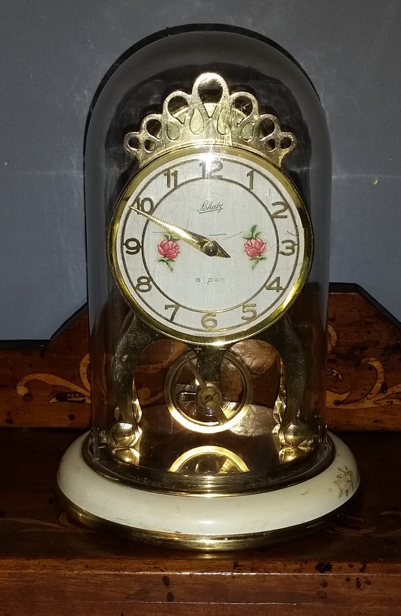 Vintage Schatz 8 Day Anniversary Clock Etsy