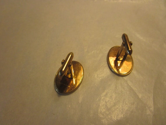 Nice 14K Yellow Gold Filled Cuff Links - image 3