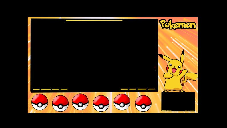 Pokemon Twitch Overlay | Etsy