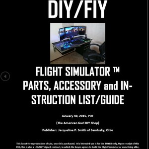 Shop American Gurl, DIY PDF Flight Simulator List/Guide TM