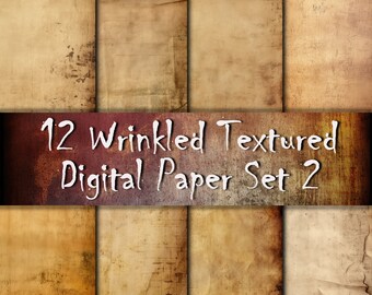 Weathered Textures Digital Paper Set 1- Ai Art Backgrounds -12 Designs - 12in x 12in - Digital Paper Commercial Use - INSTANT DOWNLOAD