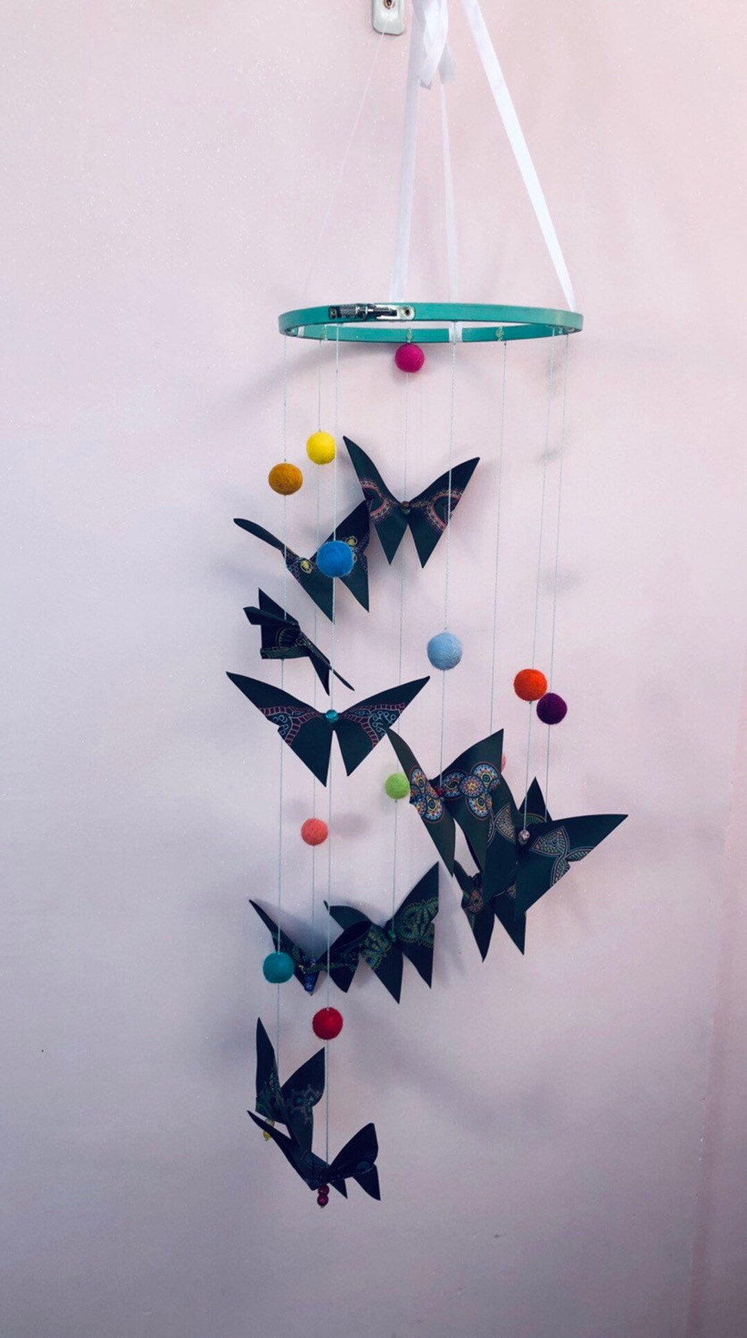 Decorative Baby Mobile Origami Butterfly Mandala and Felted Wool - Etsy — free download