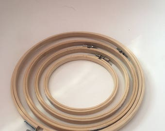 Cercle, tambour de broderie en bambou, cercle à broder en bois