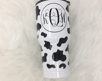 cow print yeti cup