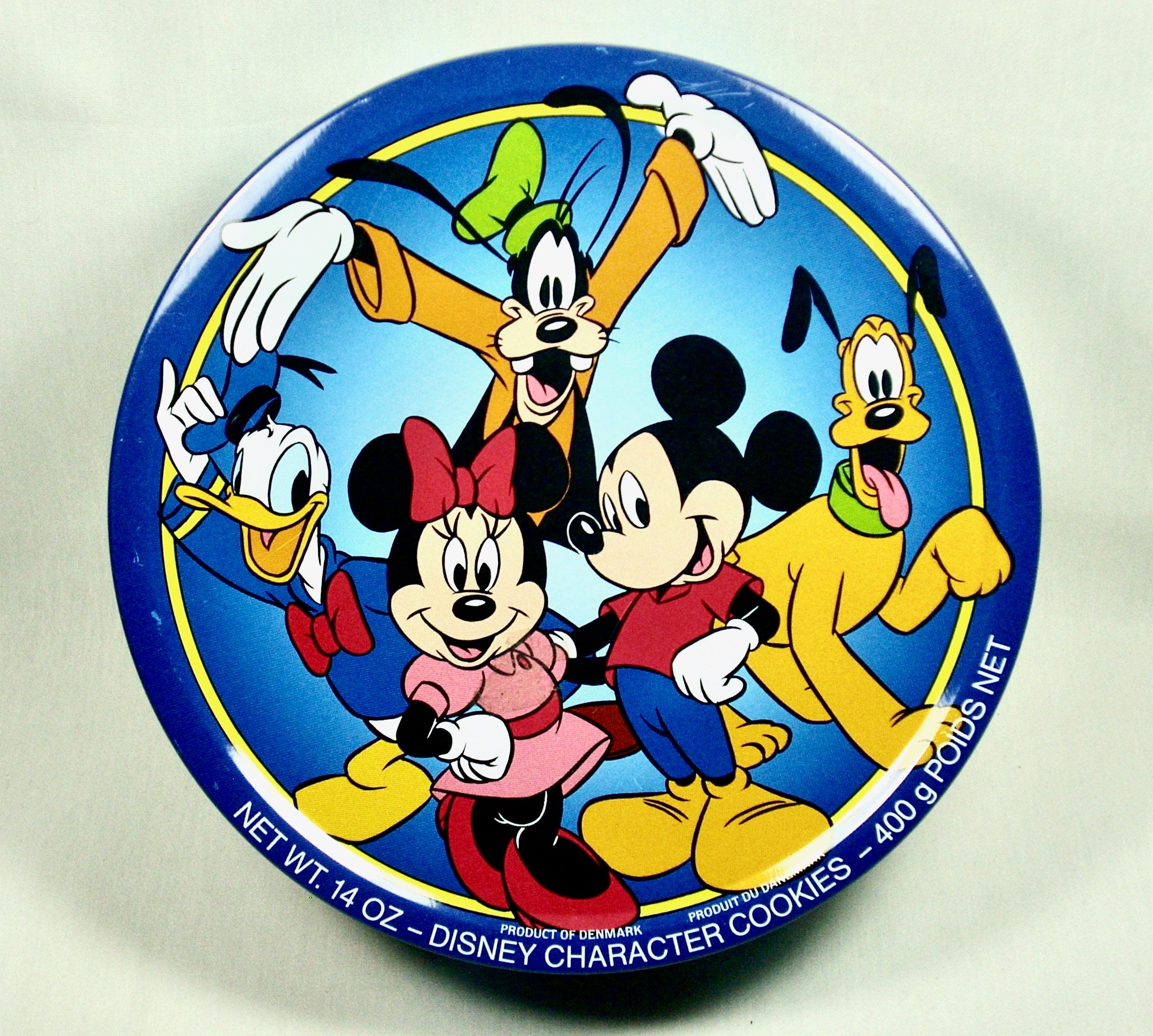 MICKEY MOUSE Retro 6 3/4 in PAPER PLATES (8) Birthday Party AUTHENTIC  Disney
