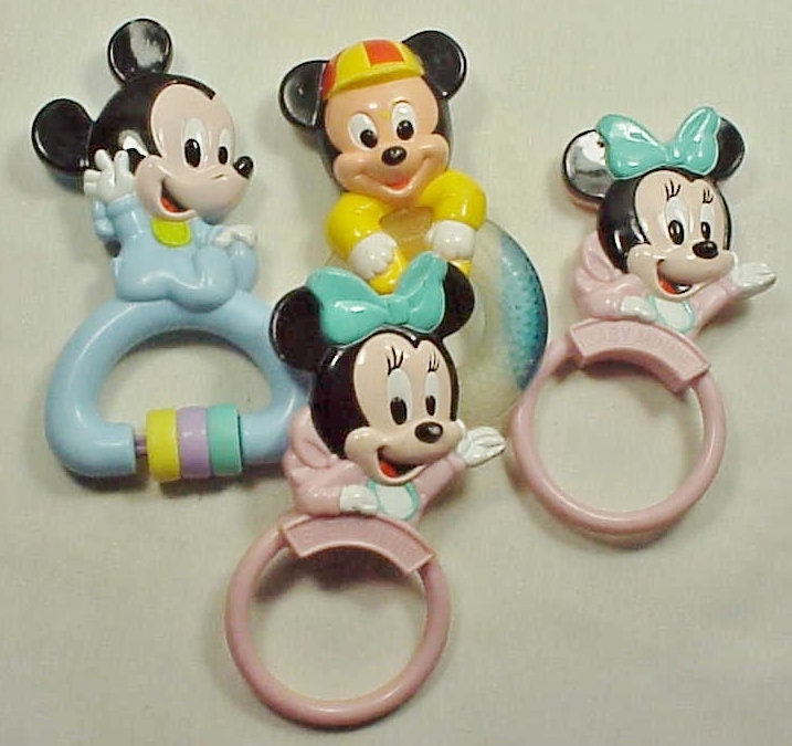 Disney Mickey Mouse Bottle Gift Set with Pacifier and Rattle