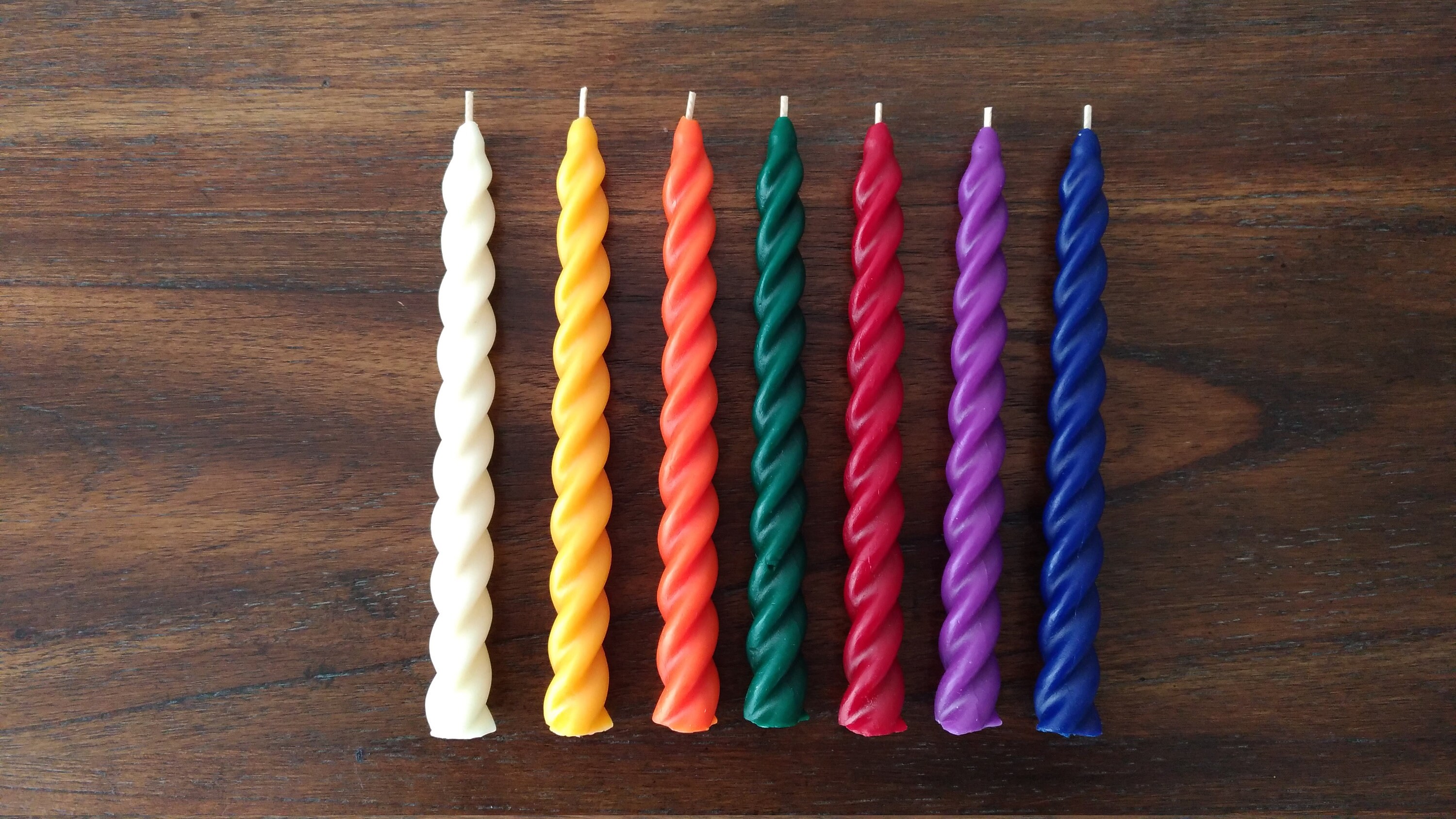 Chandelles Cire d'abeille Sans Coulures - Couleur Vive 5 Heures Chandelles Spirales Par Secretmélusi