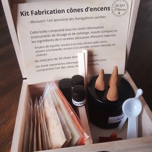 Kit Fabrication cônes dencens découvrir l'art ancestral des fumigations sacrées au naturel image 4