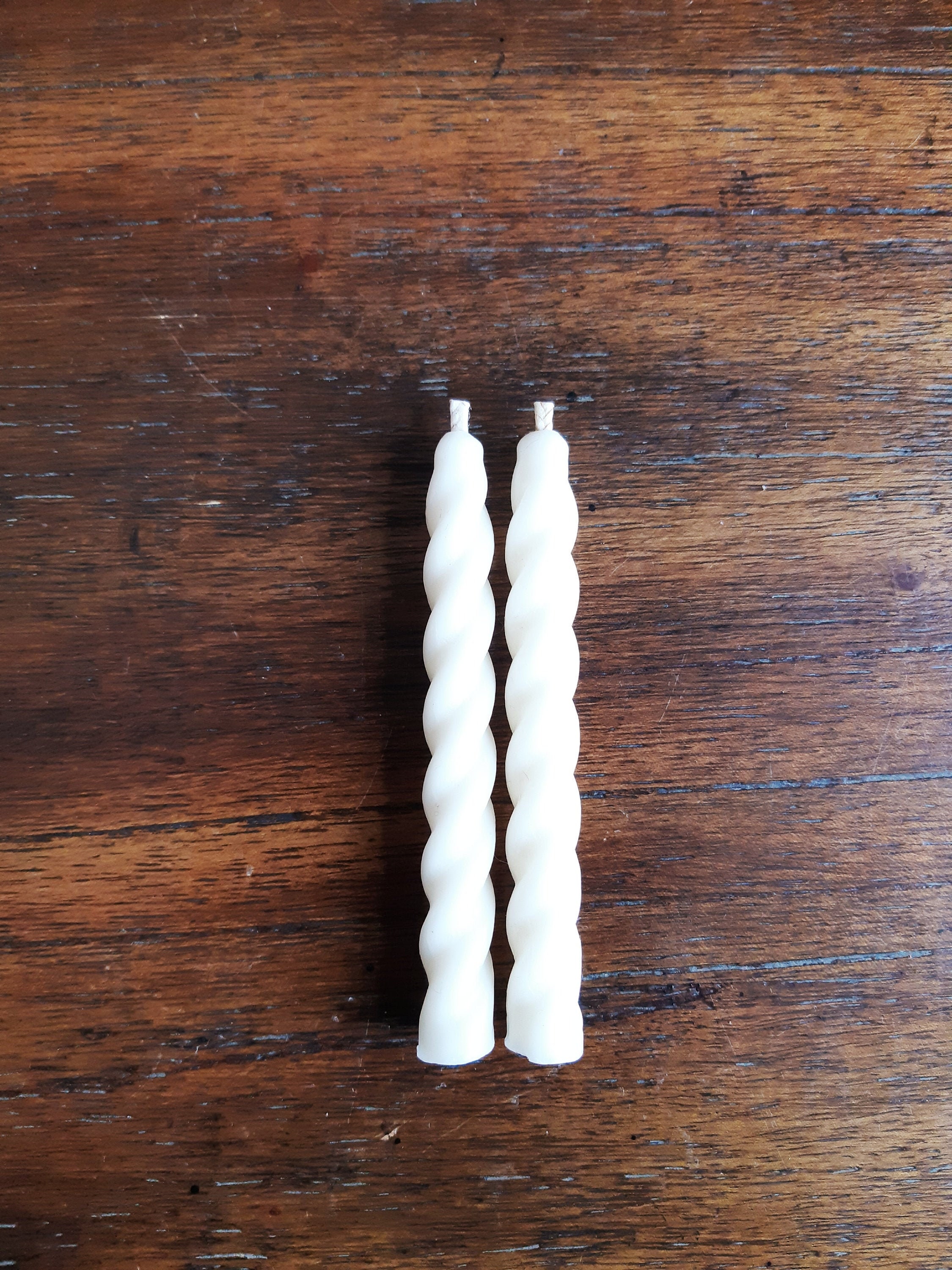 Petites Bougies Cire d'abeille Sans Coulures - Naturelle et Non Traitée Spirales Par Secretmelusine