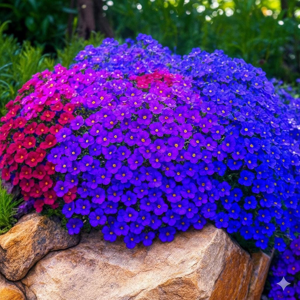 Rock Cress 100 Seeds Royal Hummingbird Mix | Colorful Ground Cover