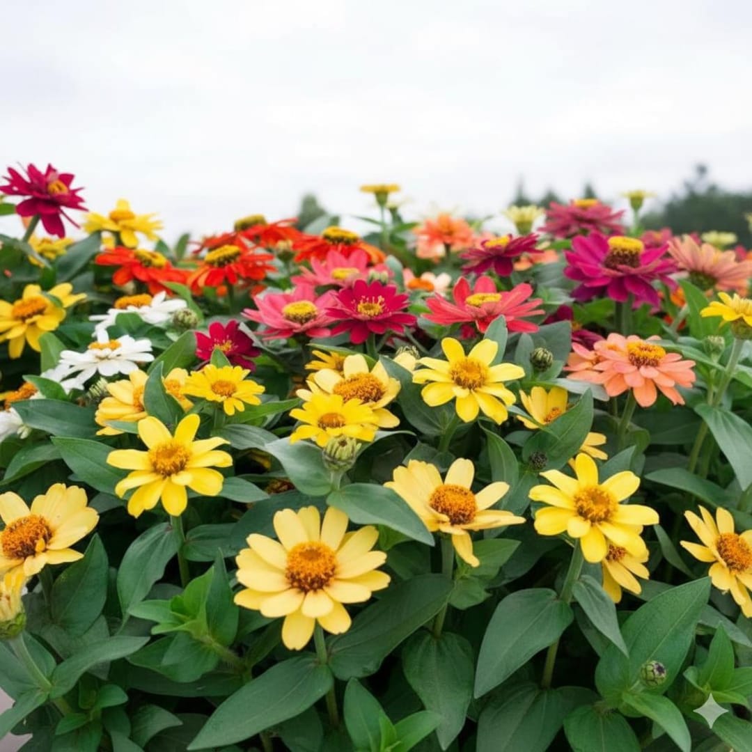 100+ Profusion Mix Zinnia Seeds for Garden Planting – Bright Long ...